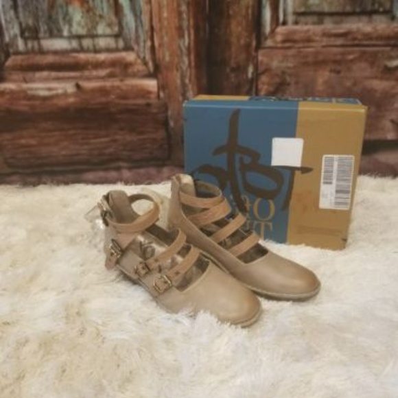 OTBT Sandals Biker Mary Jane wedge Sz 6.5 $179 - Picture 6 of 8